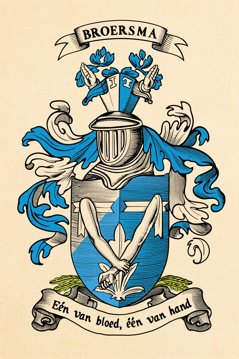 Familiewapen van de achternaam BROERSMA