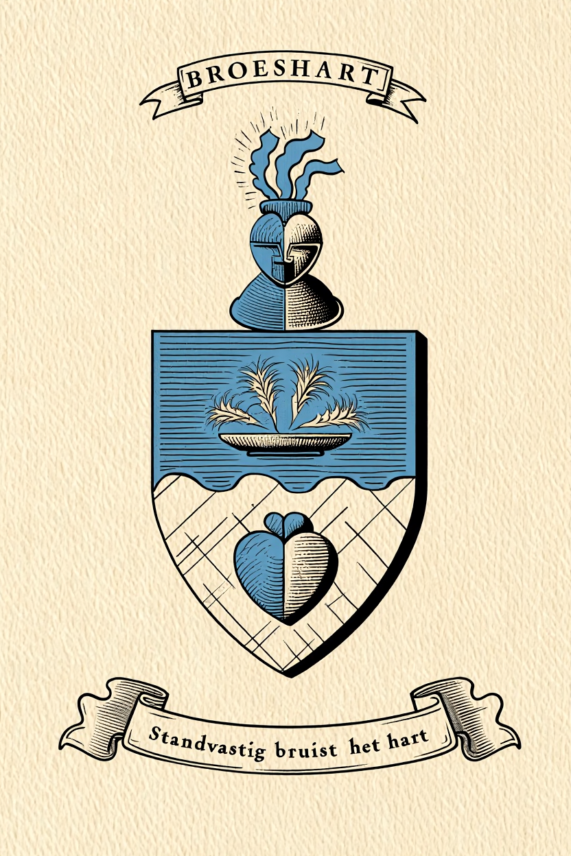 Familiewapen van de achternaam BROESHART