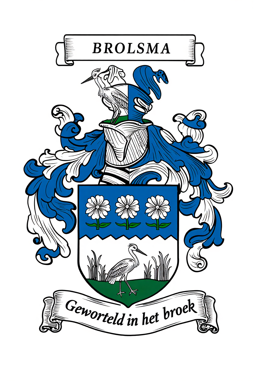 Familiewapen van de achternaam BROLSMA