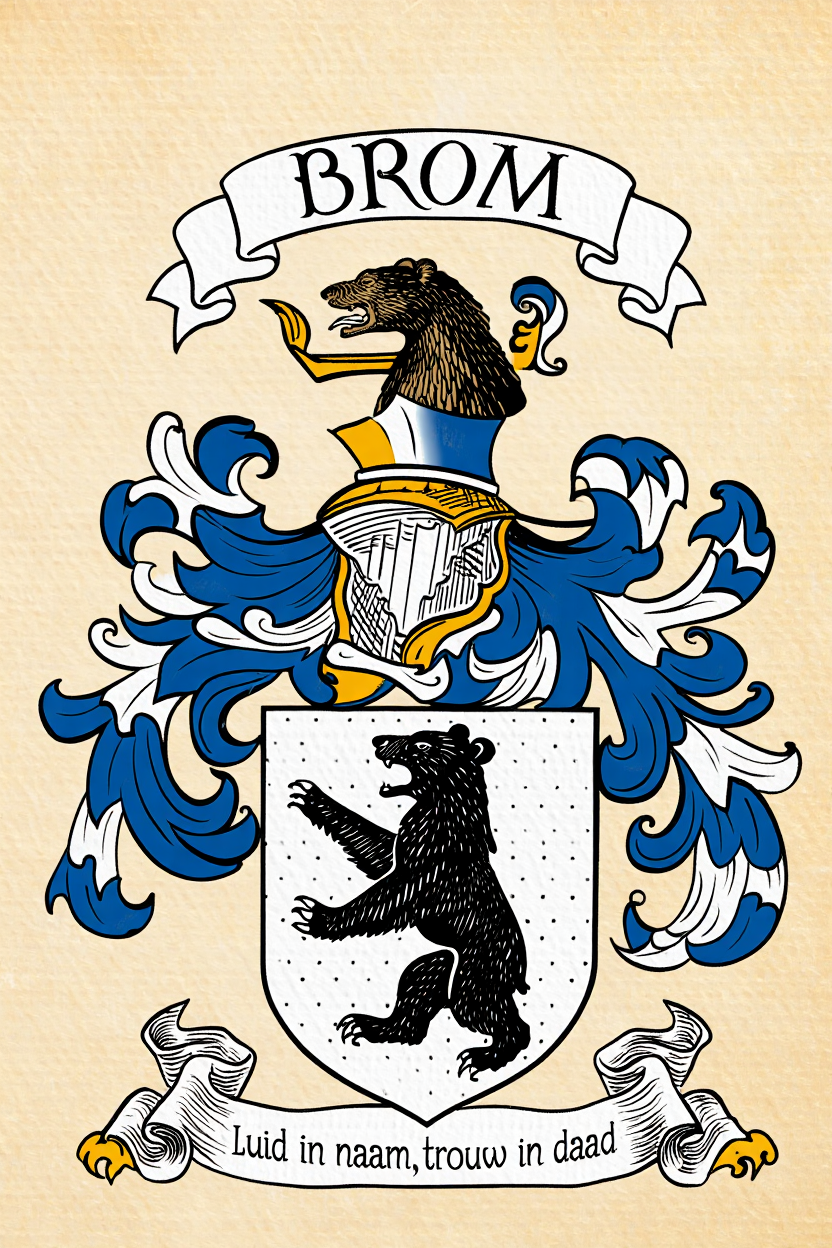 Familiewapen van de achternaam BROM