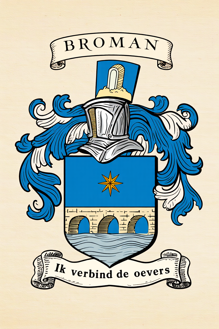 Familiewapen van de achternaam BROMAN