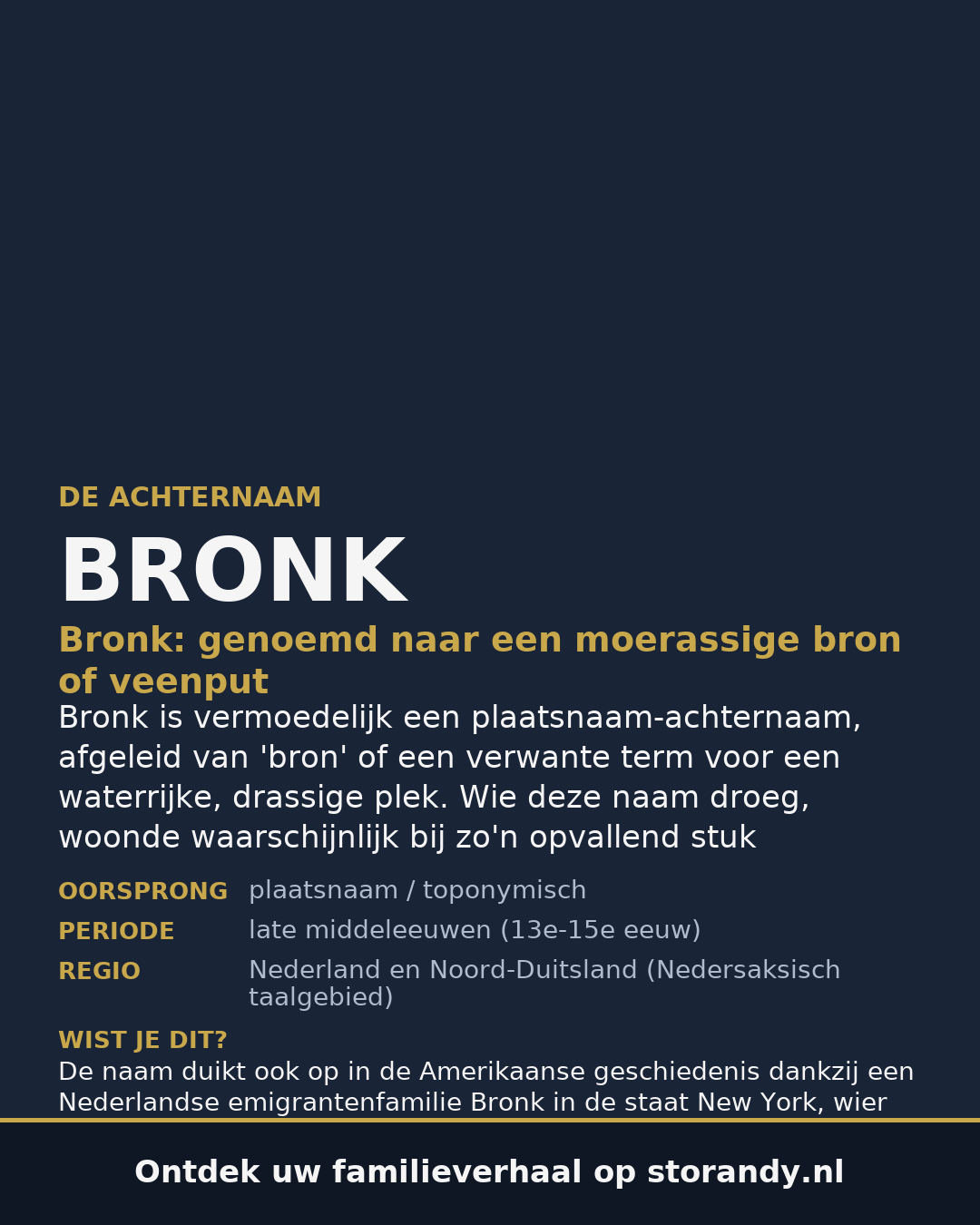 Familiewapen van de achternaam BRONK