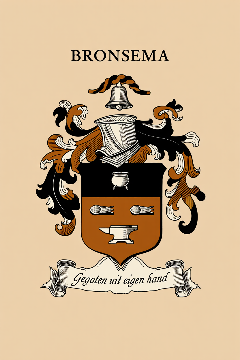 Familiewapen van de achternaam BRONSEMA