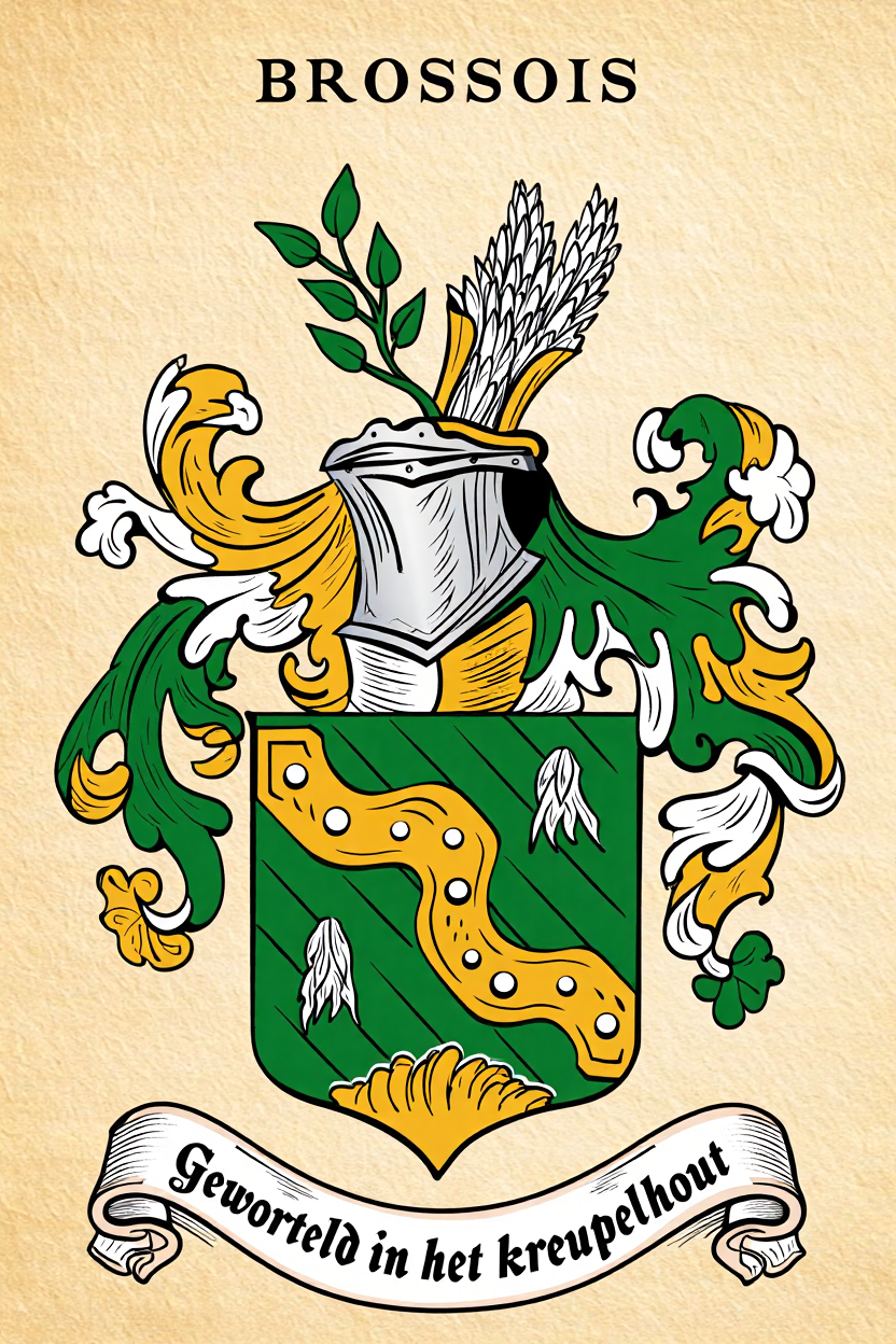Familiewapen van de achternaam BROSSOIS