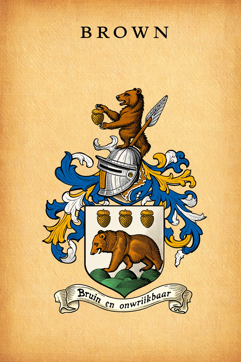Familiewapen van de achternaam BROWN