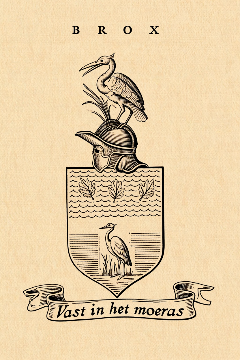 Familiewapen van de achternaam BROX (vergrendeld)