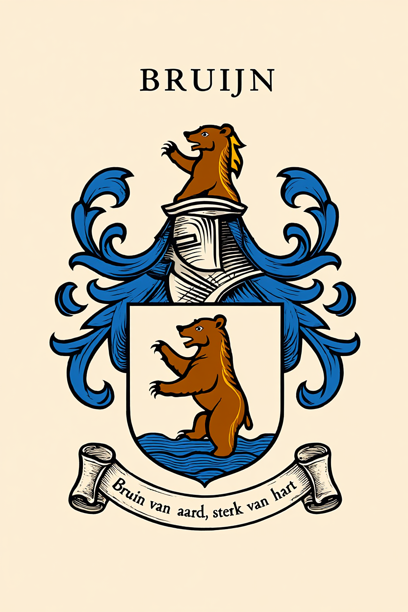 Familiewapen van de achternaam BRUIJN