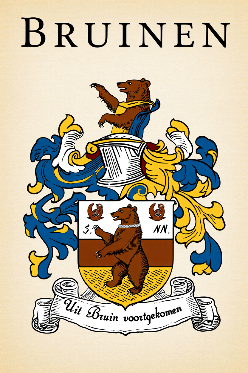 Familiewapen van de achternaam BRUINEN
