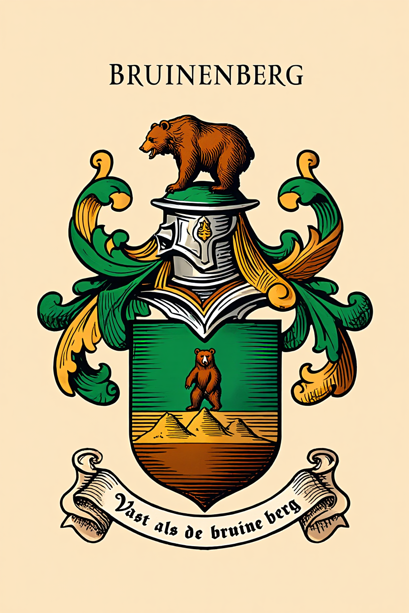 Familiewapen van de achternaam BRUINENBERG