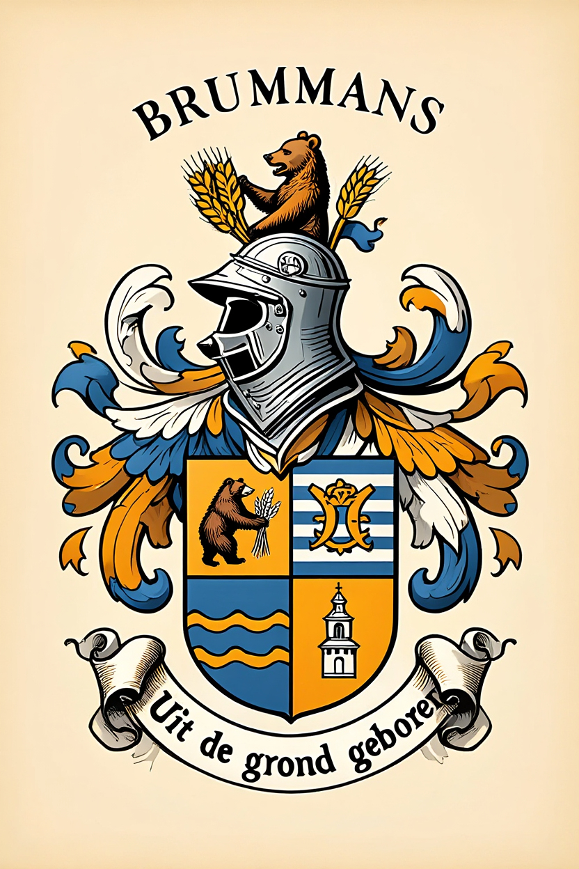 Familiewapen van de achternaam BRUMMANS (vergrendeld)