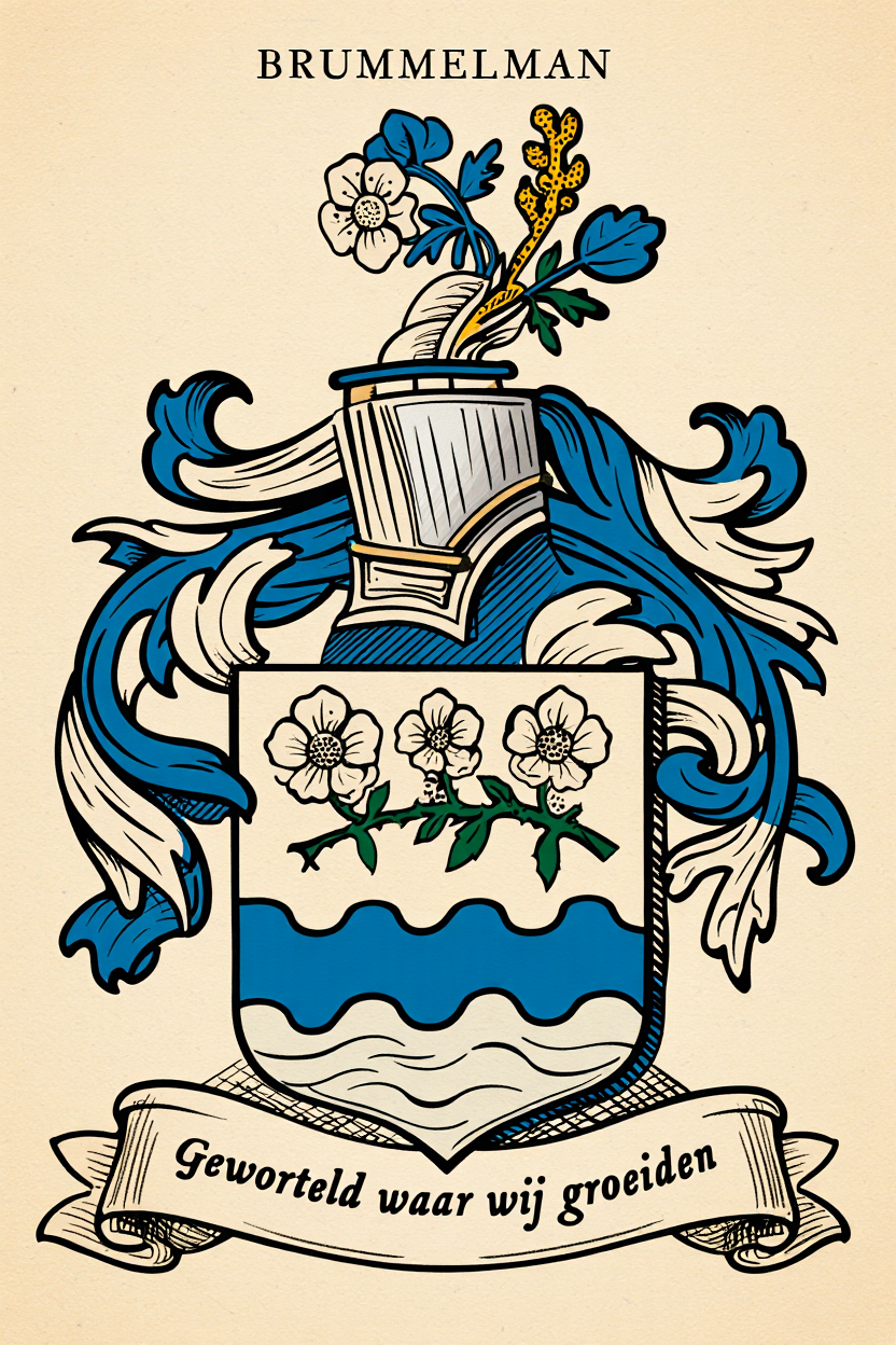 Familiewapen van de achternaam BRUMMELMAN