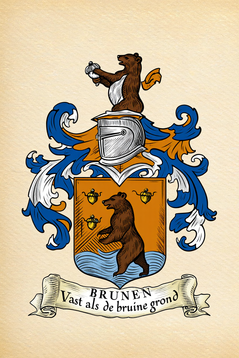 Familiewapen van de achternaam BRUNEN
