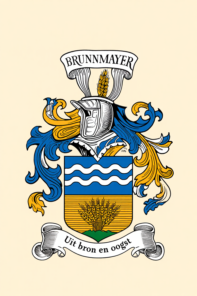 Familiewapen van de achternaam BRUNNMAYER