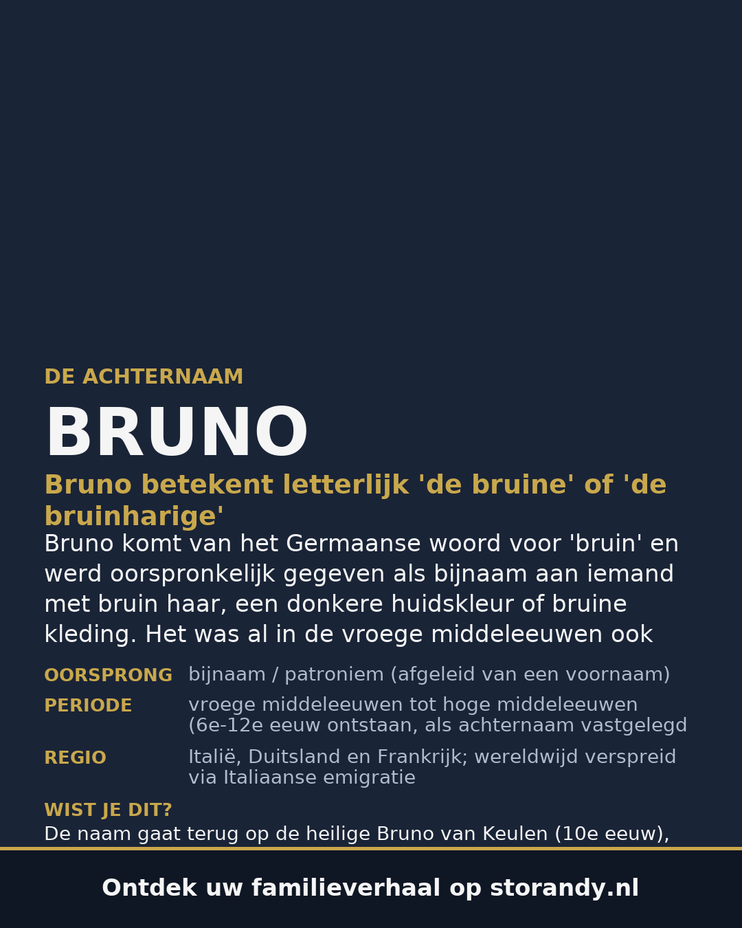 Familiewapen van de achternaam BRUNO