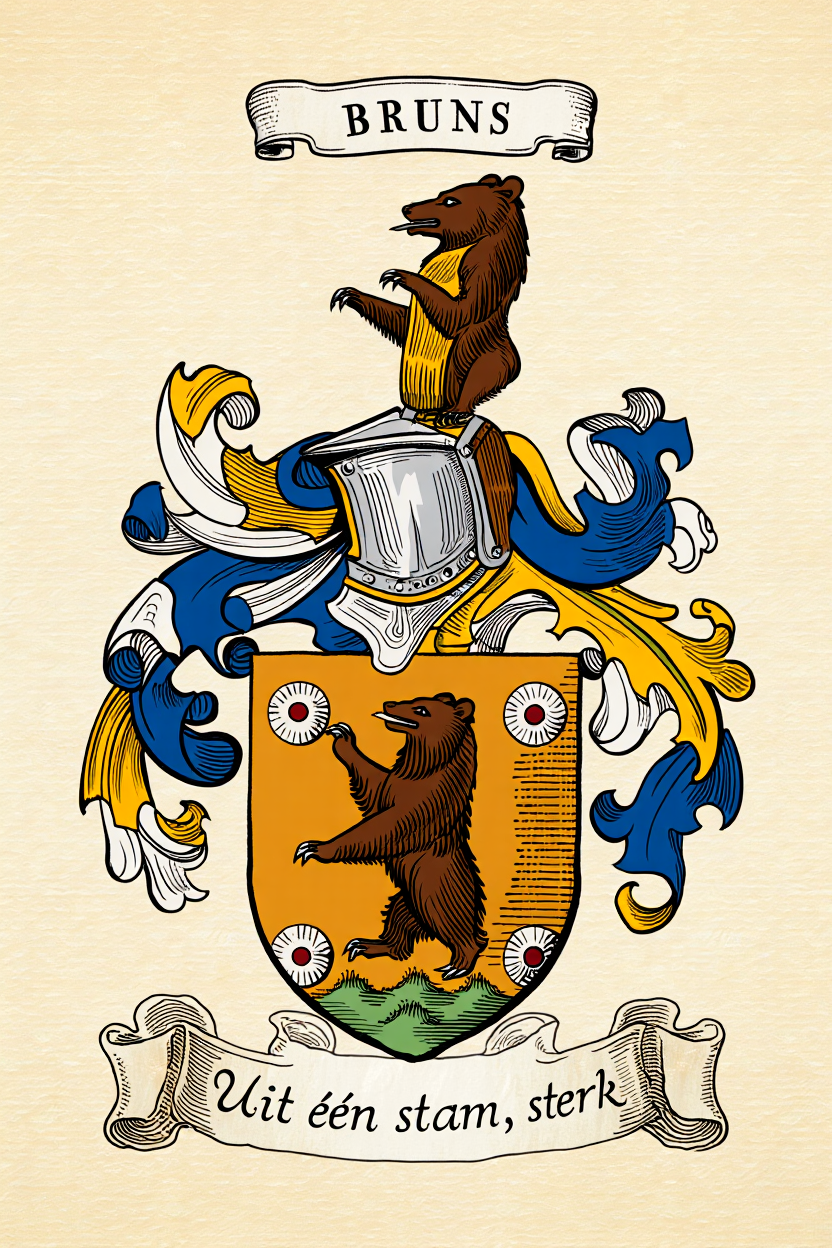 Familiewapen van de achternaam BRUNS