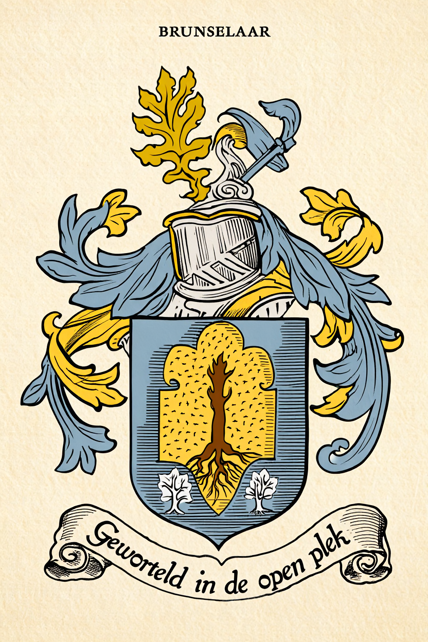 Familiewapen van de achternaam BRUNSELAAR