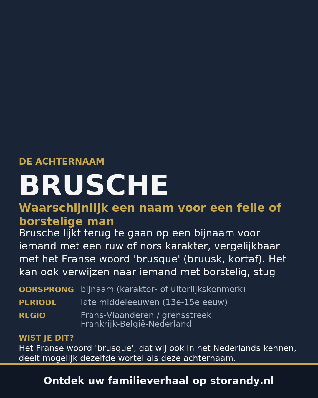 Familiewapen van de achternaam BRUSCHE