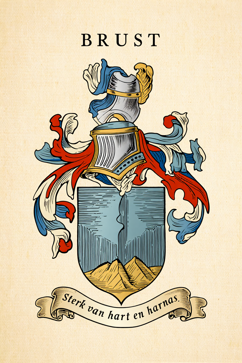 Familiewapen van de achternaam BRUST