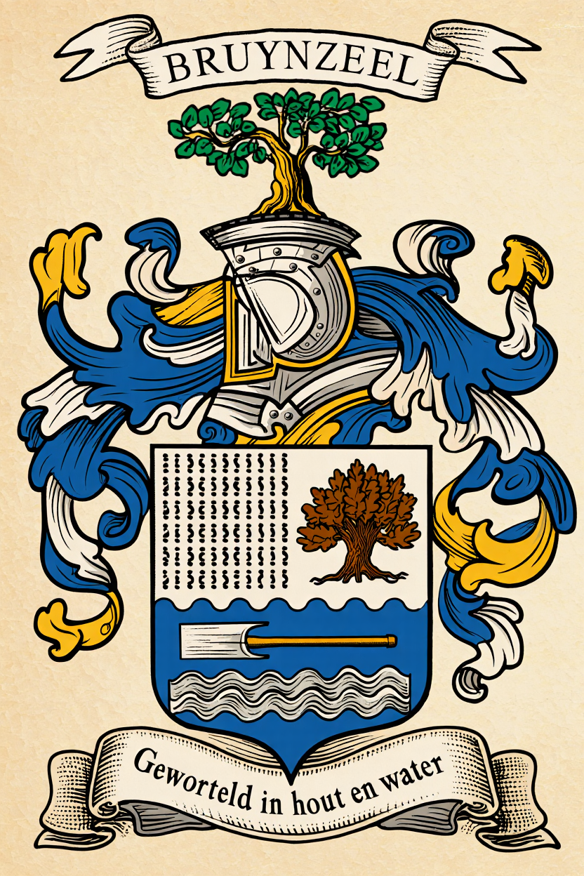 Familiewapen van de achternaam BRUYNZEEL