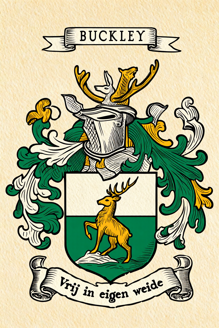 Familiewapen van de achternaam BUCKLEY