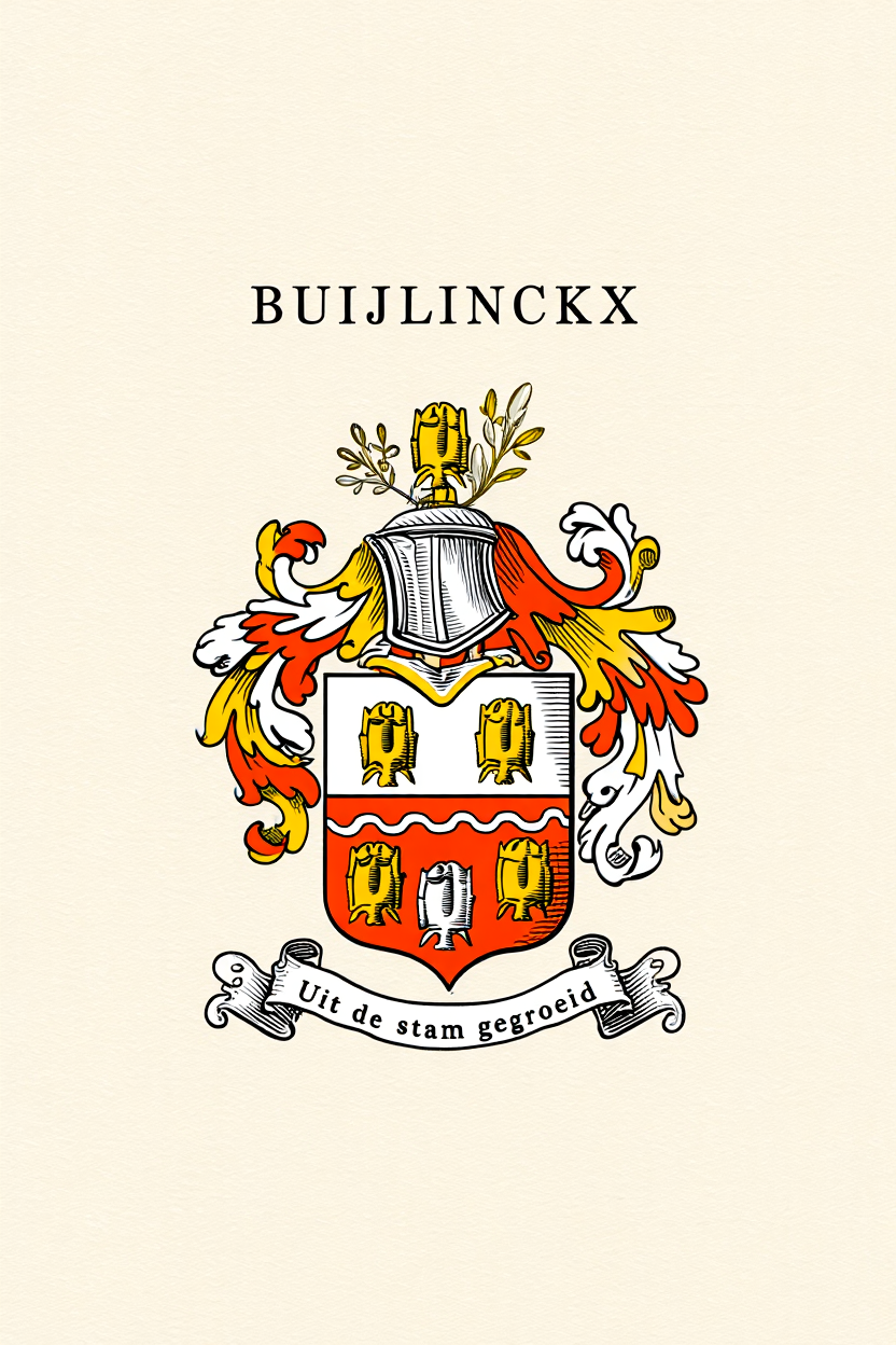 Familiewapen van de achternaam BUIJLINCKX (vergrendeld)