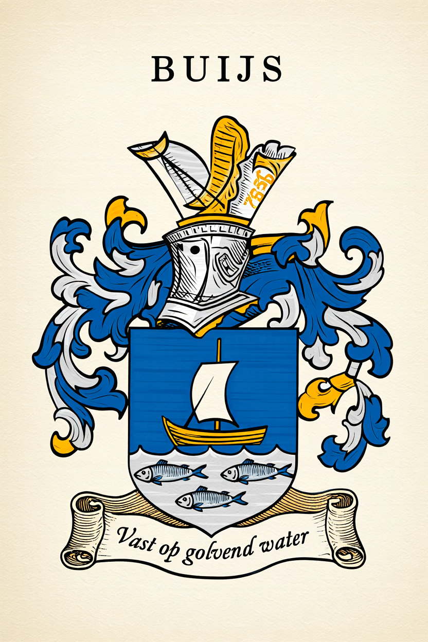 Familiewapen van de achternaam BUIJS