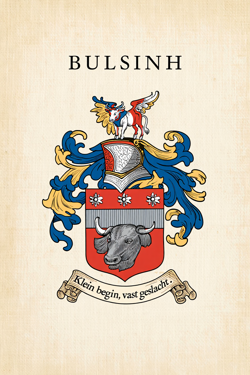 Familiewapen van de achternaam BULSINH