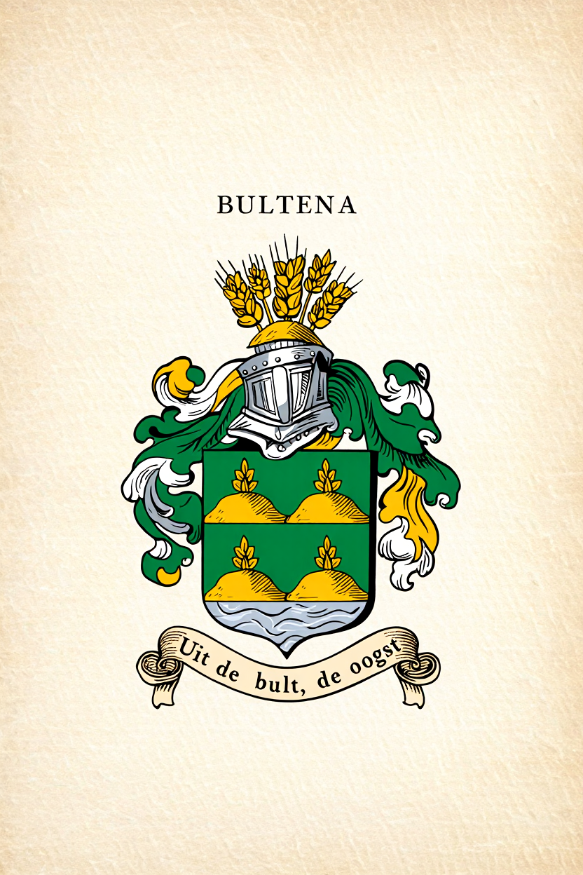 Familiewapen van de achternaam BULTENA (vergrendeld)