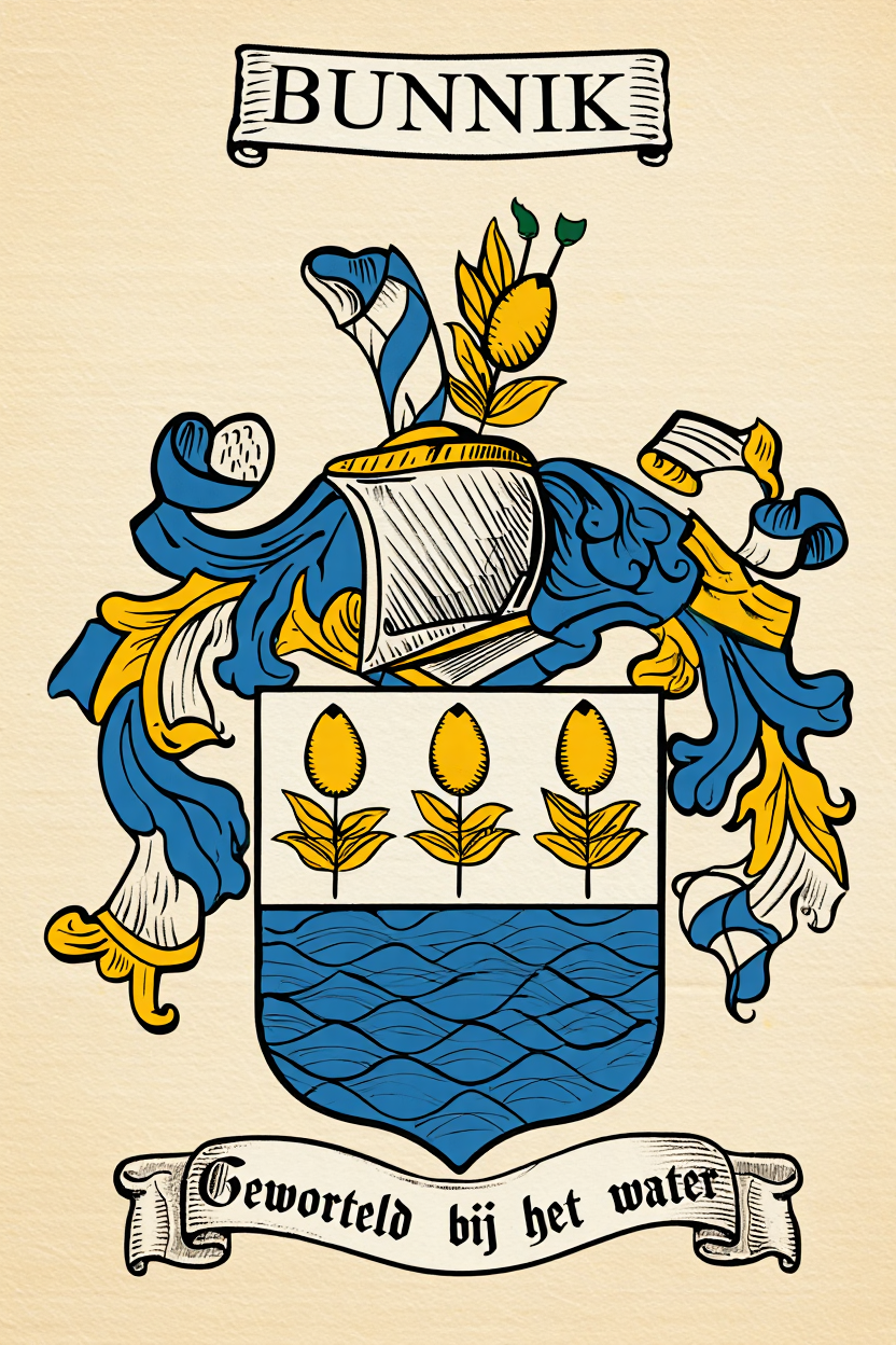 Familiewapen van de achternaam BUNNIK