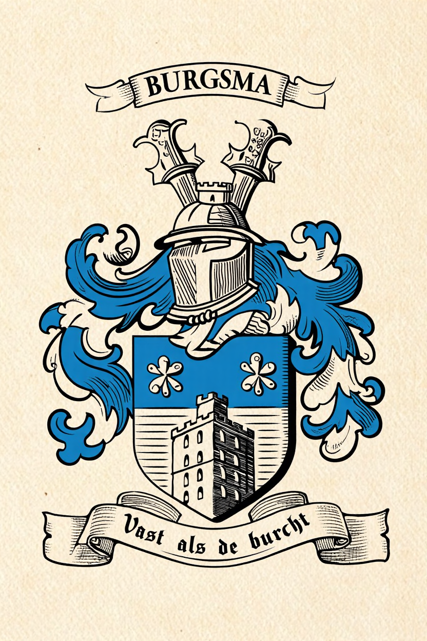 Familiewapen van de achternaam BURGSMA