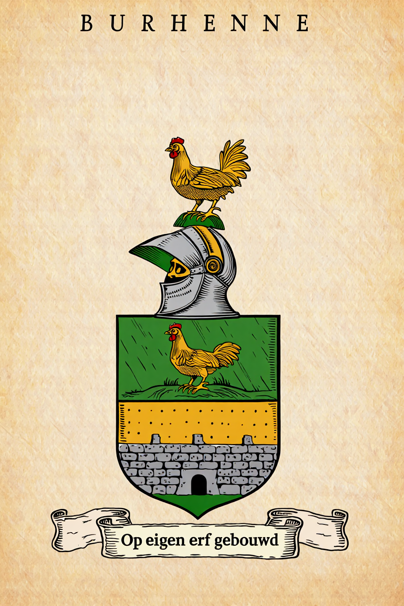 Familiewapen van de achternaam BURHENNE