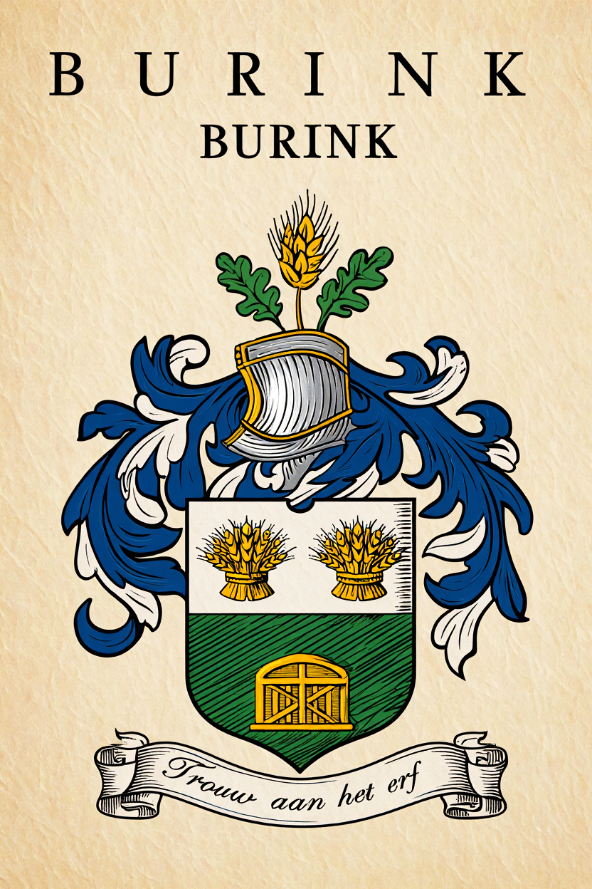 Familiewapen van de achternaam BURINK