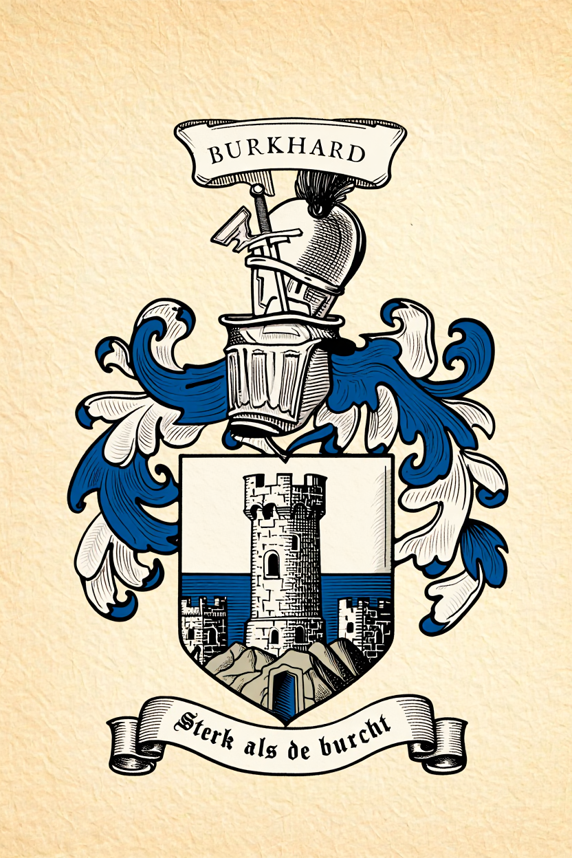 Familiewapen van de achternaam BURKHARD