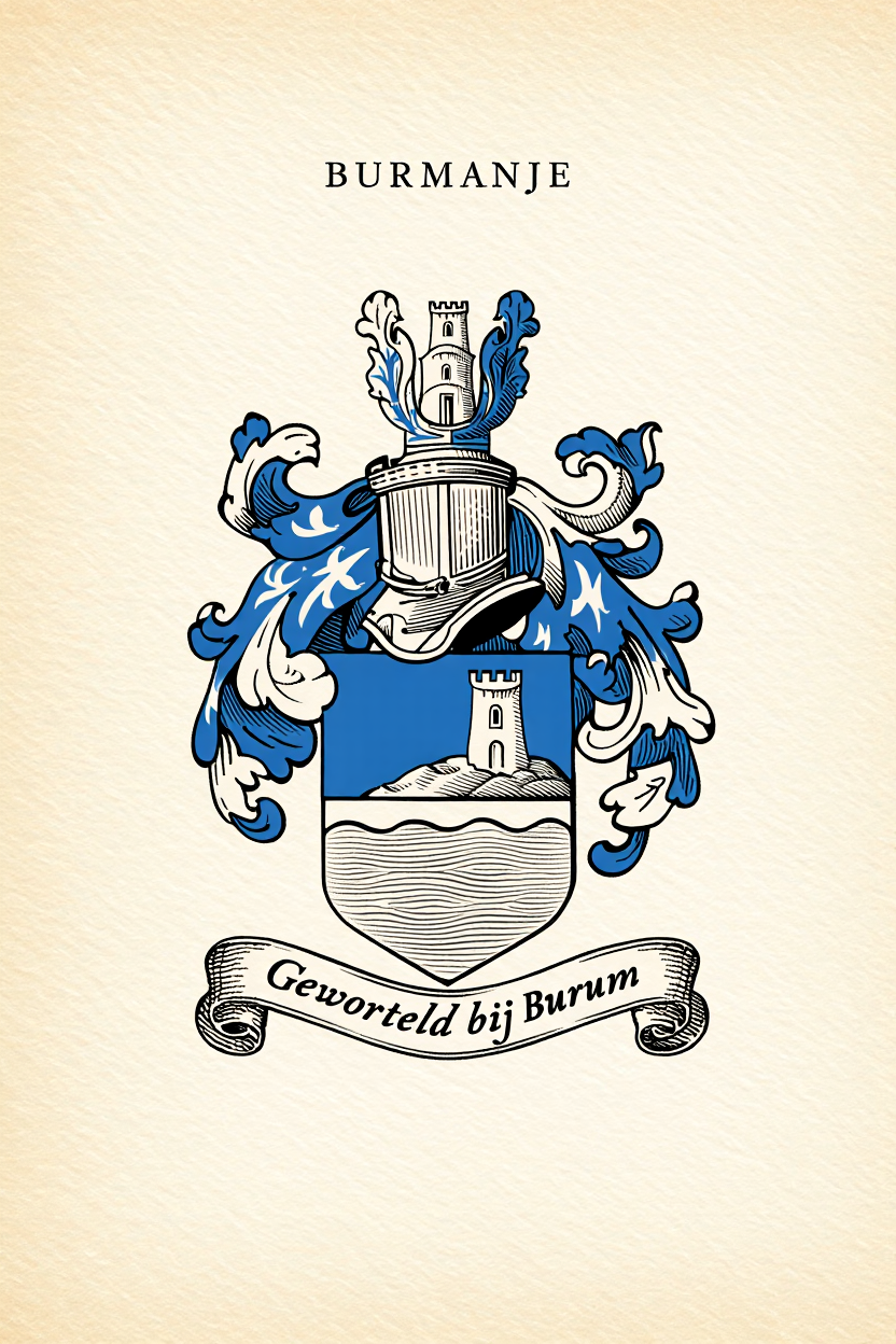 Familiewapen van de achternaam BURMANJE
