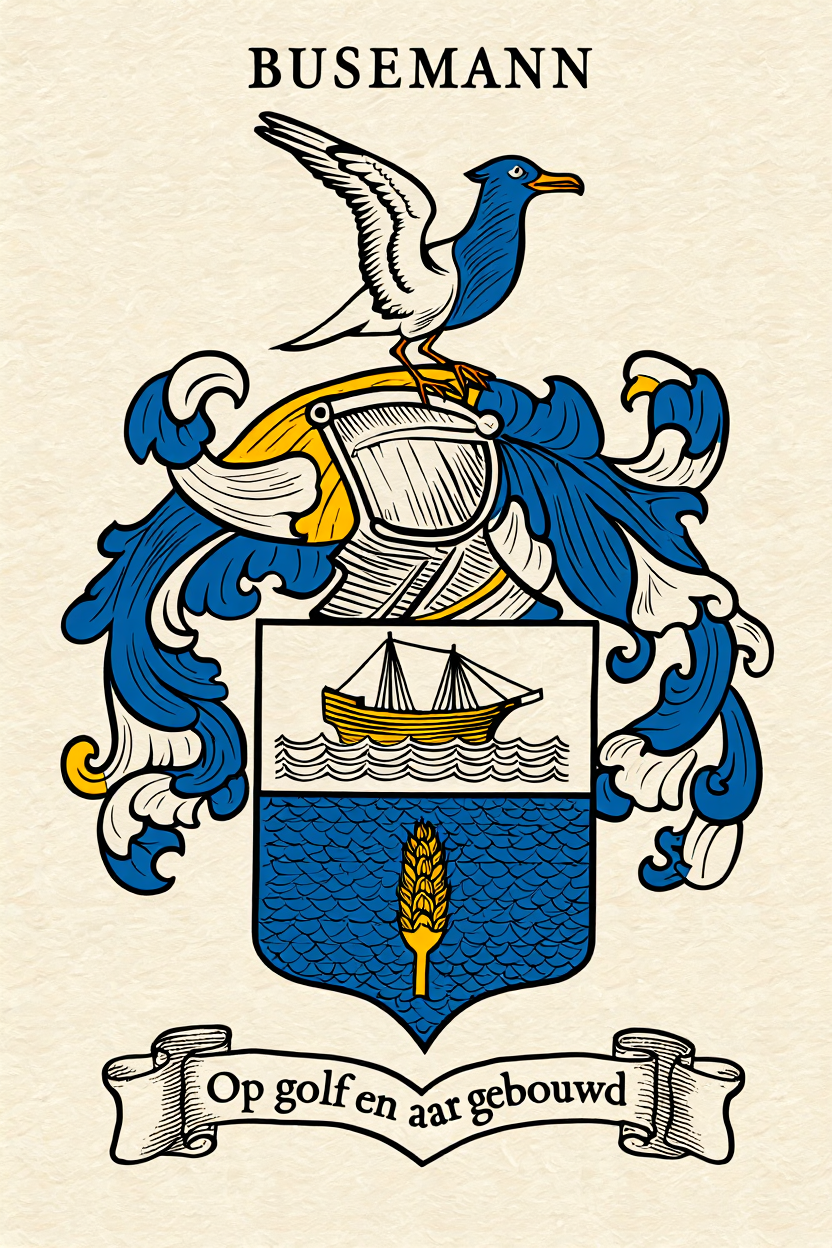 Familiewapen van de achternaam BUSEMANN