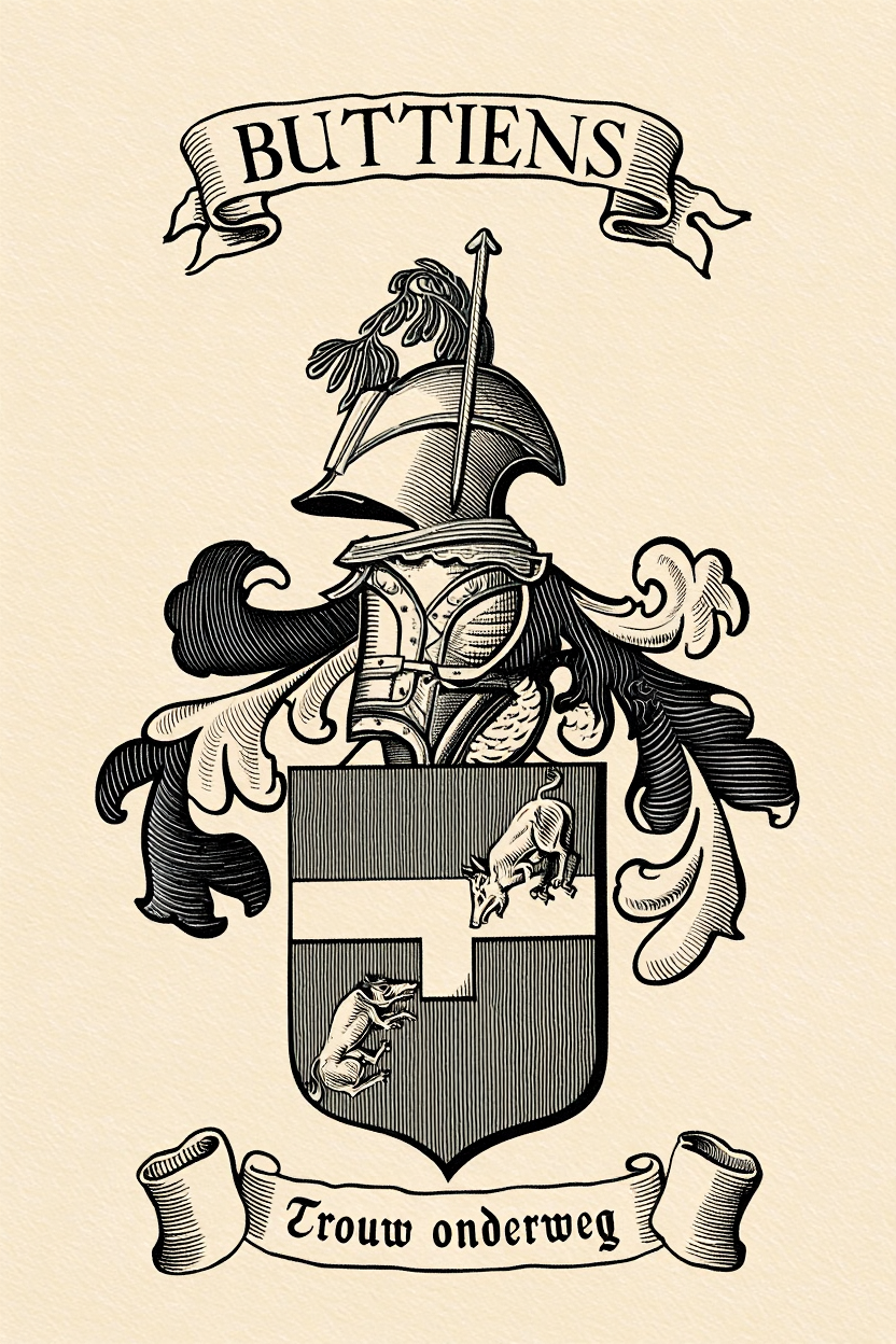 Familiewapen van de achternaam BUTTIENS