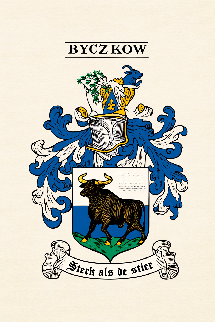Familiewapen van de achternaam BYCZKOW
