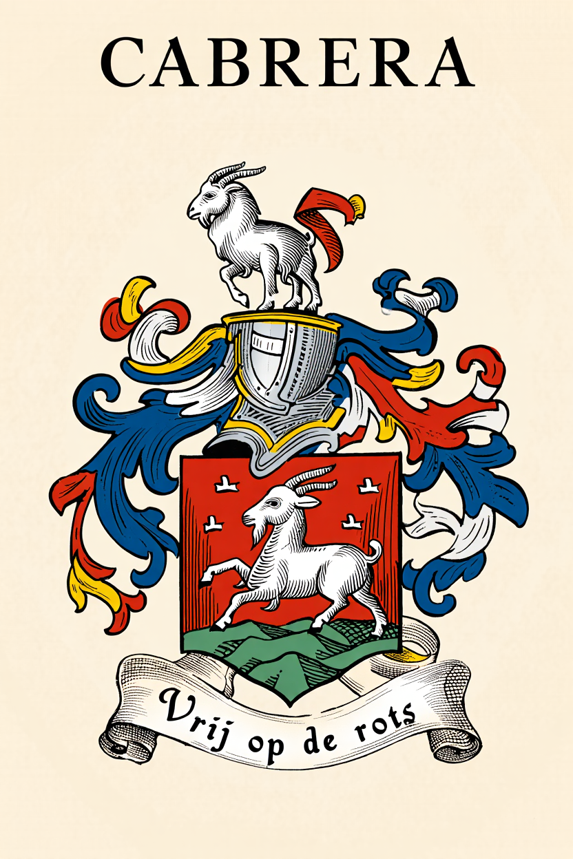 Familiewapen van de achternaam CABRERA
