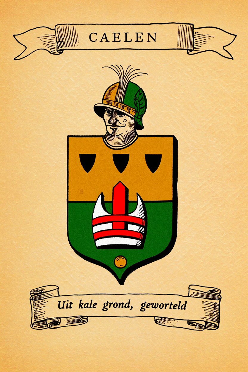 Familiewapen van de achternaam CAELEN