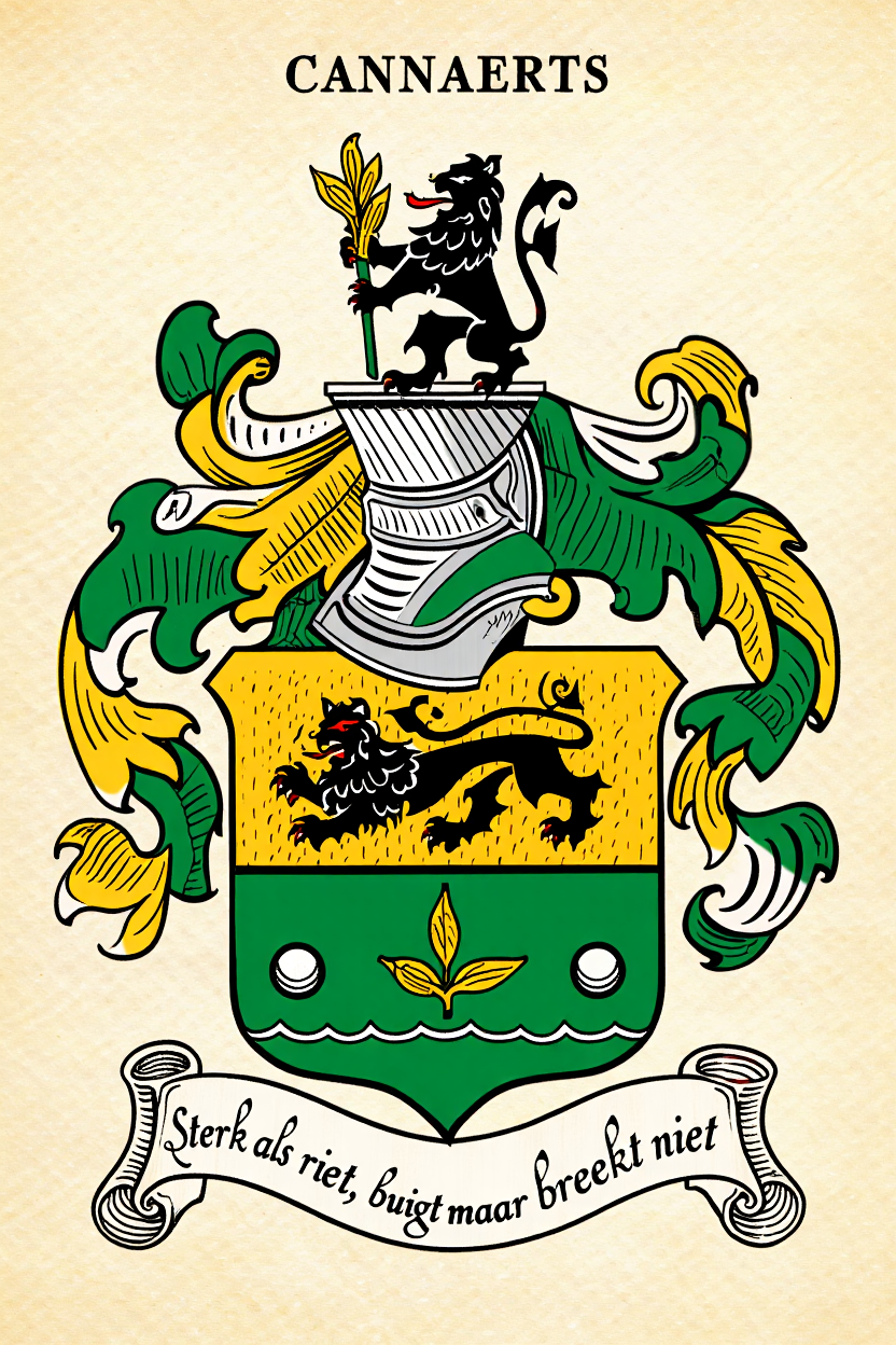 Familiewapen van de achternaam CANNAERTS