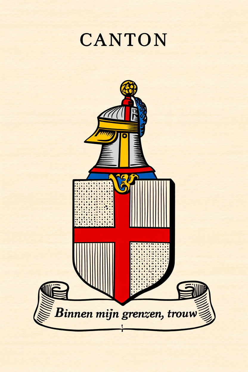 Familiewapen van de achternaam CANTON (vergrendeld)