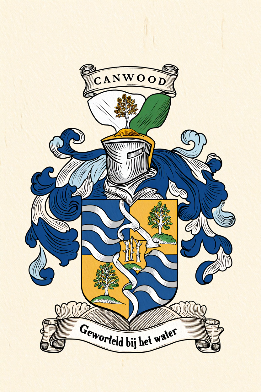Familiewapen van de achternaam CANWOOD