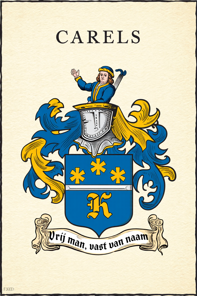 Familiewapen van de achternaam CARELS