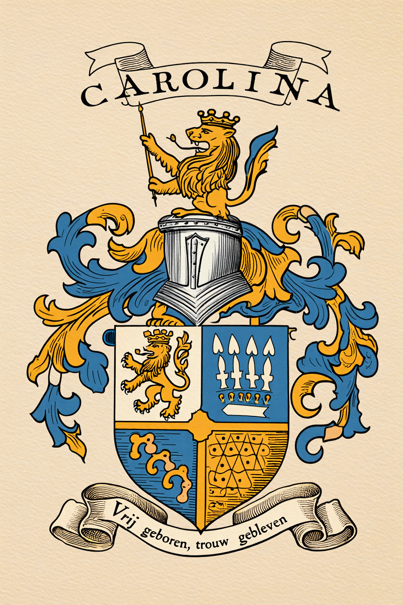 Familiewapen van de achternaam CAROLINA