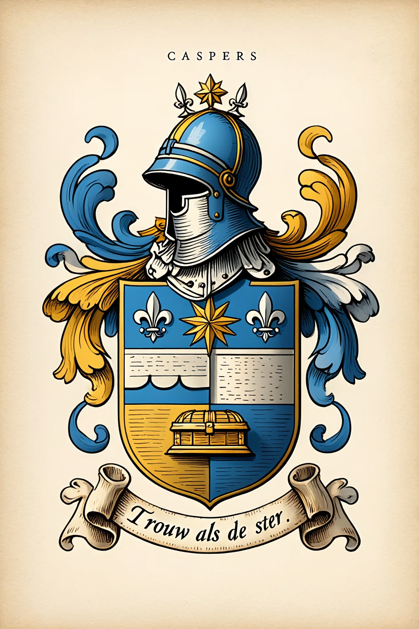 Familiewapen van de achternaam CASPERS