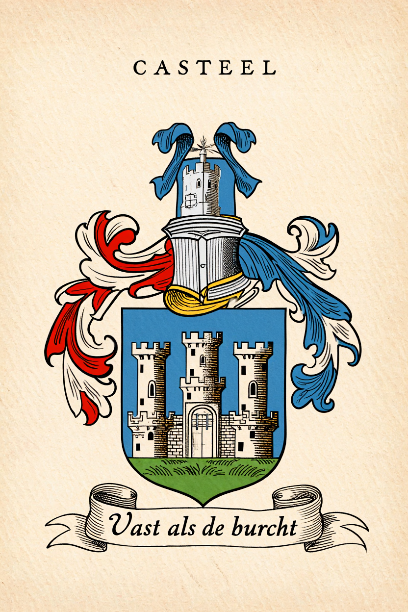 Familiewapen van de achternaam CASTEEL