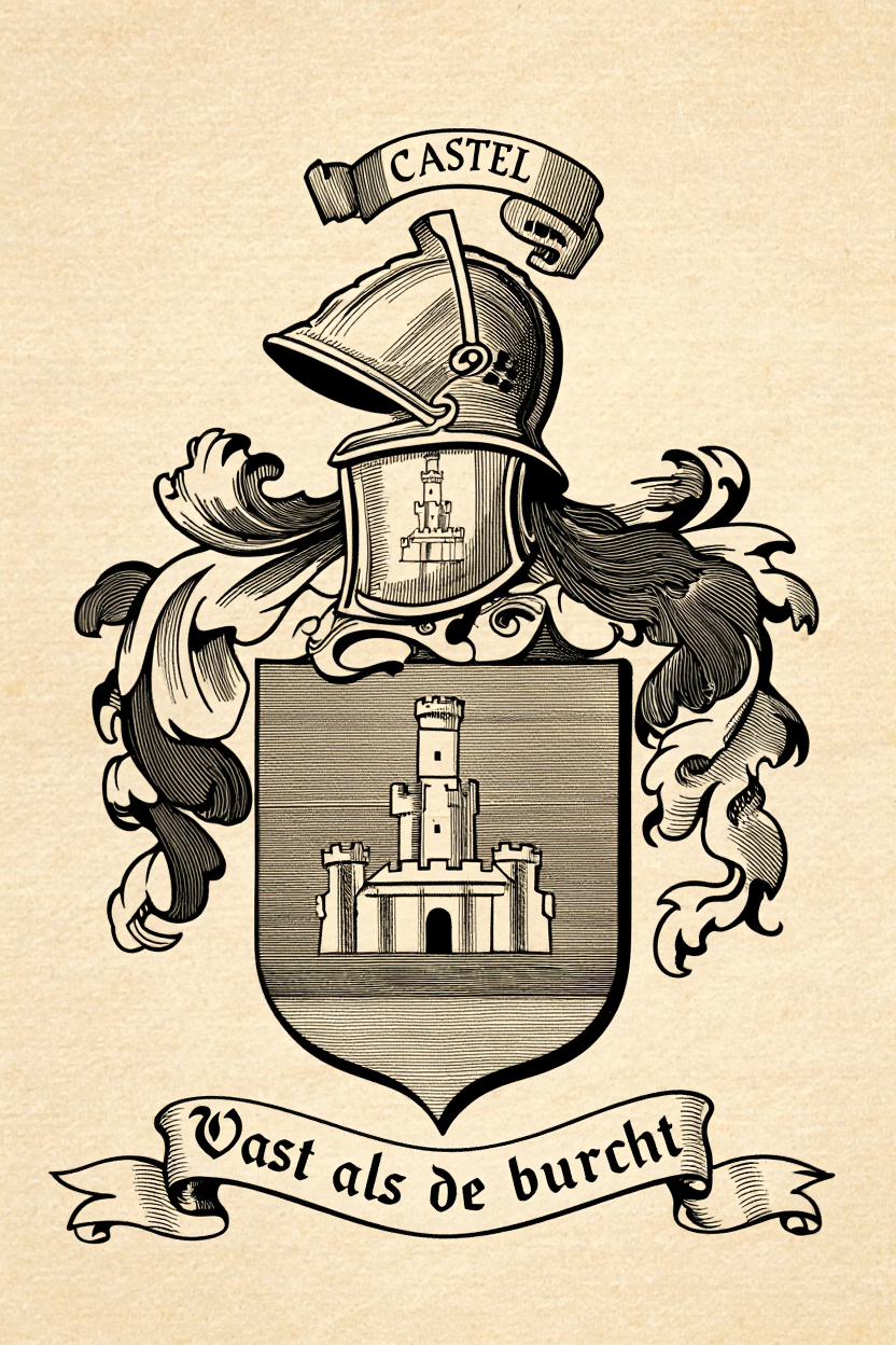 Familiewapen van de achternaam CASTEL