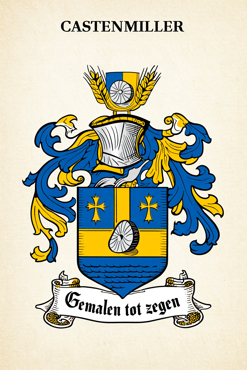 Familiewapen van de achternaam CASTENMILLER