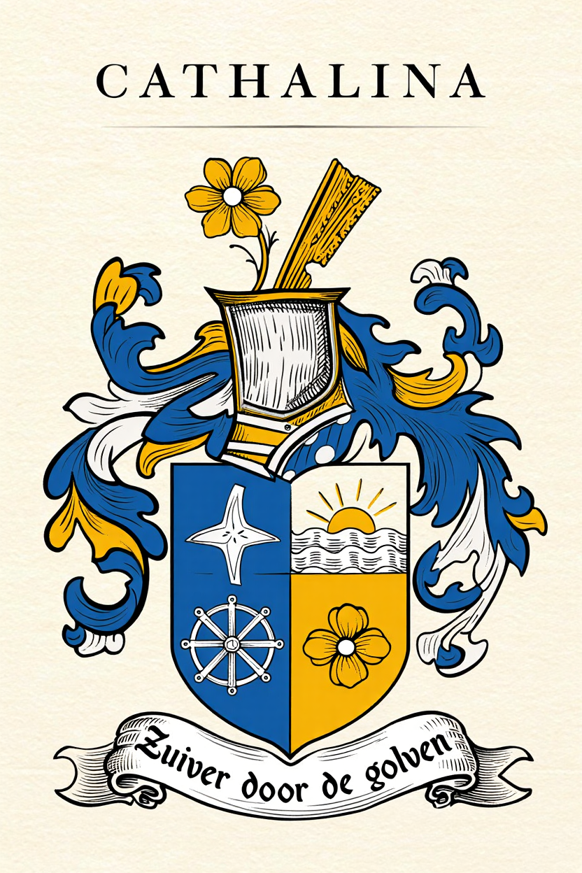 Familiewapen van de achternaam CATHALINA