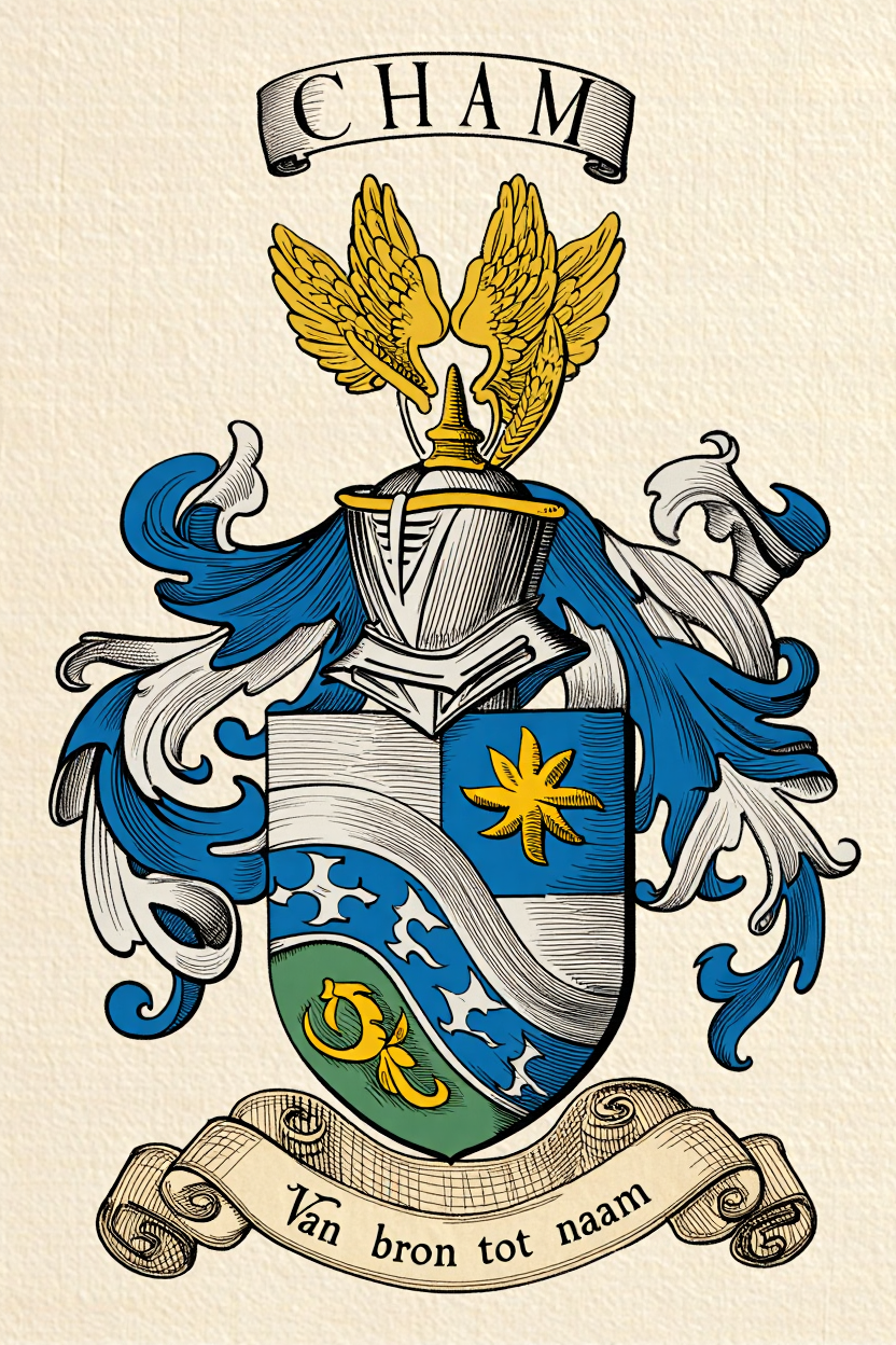 Familiewapen van de achternaam CHAM